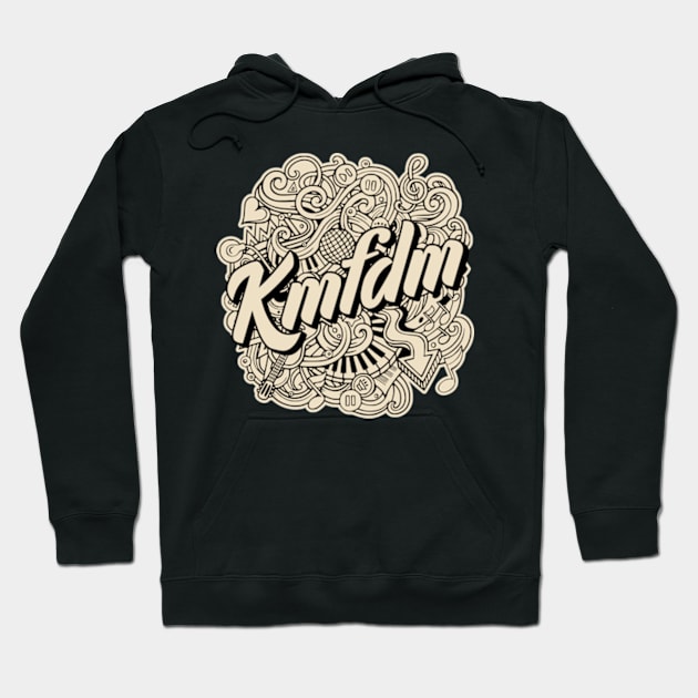 Kmfdm - Vintage Hoodie by graptail